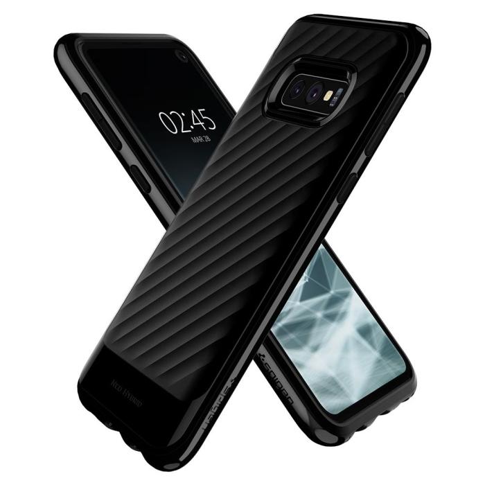 UTGATT4 - SPIGEN Neo Hybrid Skal till Samsung Galaxy S10E - Svart