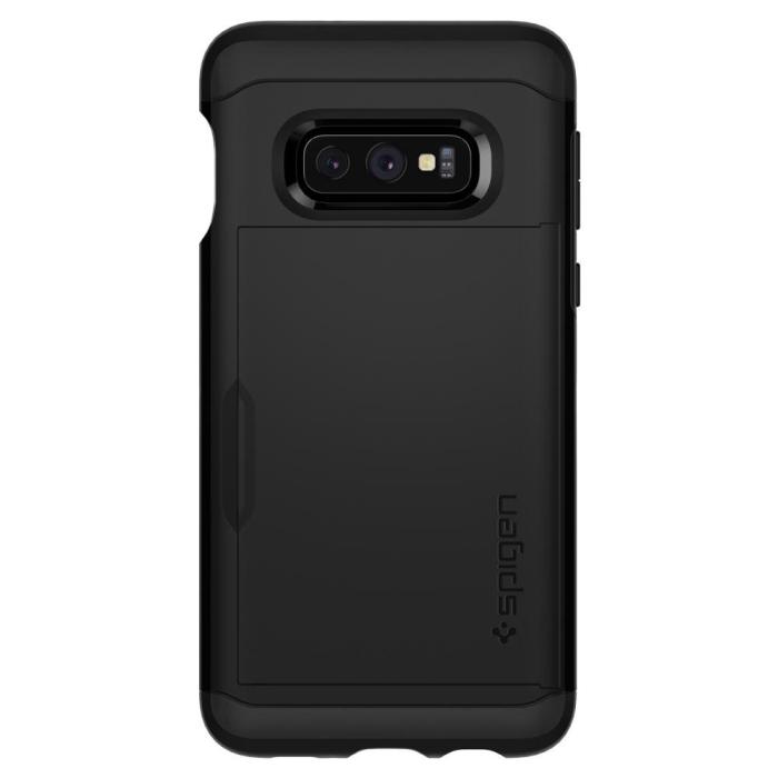 UTGATT4 - SPIGEN Slim Armor CS Skal till Samsung Galaxy S10E - Svart