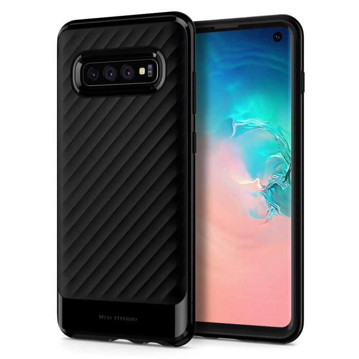 UTGATT4 - SPIGEN Neo Hybrid Skal till Samsung Galaxy S10 - Svart