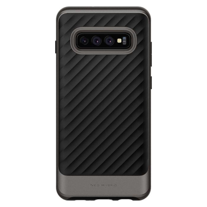 UTGATT5 - SPIGEN Neo Hybrid Skal till Samsung Galaxy S10 - Grå