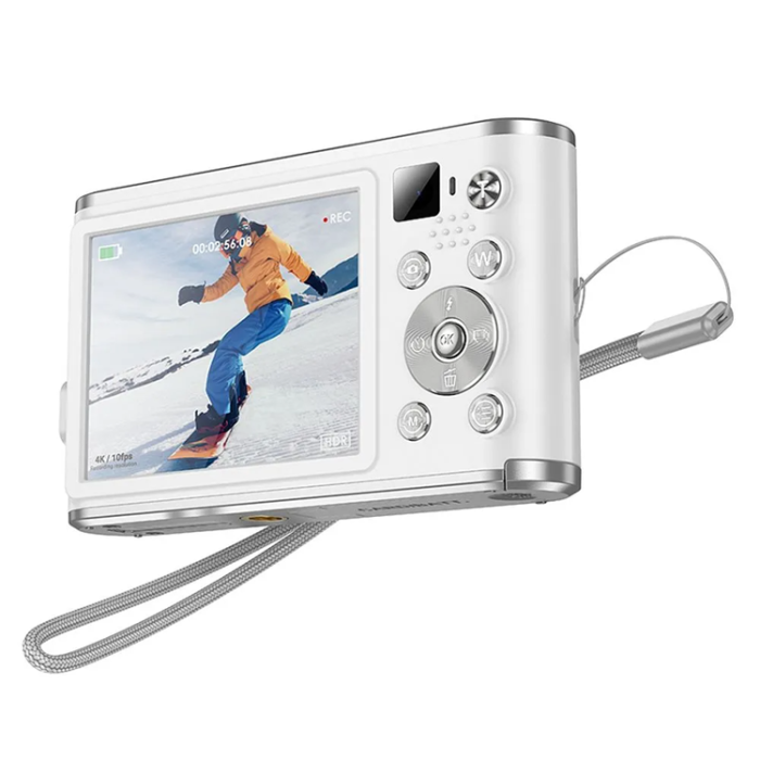 Hoco - Hoco Digitalkamera 13m Pixels Dual Lens - Vit
