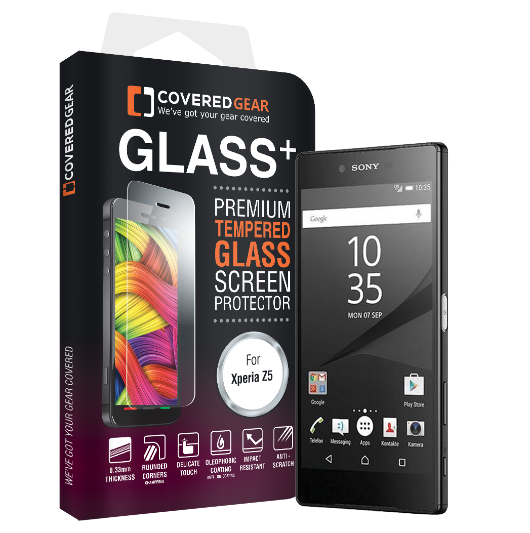 CoveredGear Härdat Glas Skärmskydd till Sony Xperia Z5 | 5468 | AlltMobil