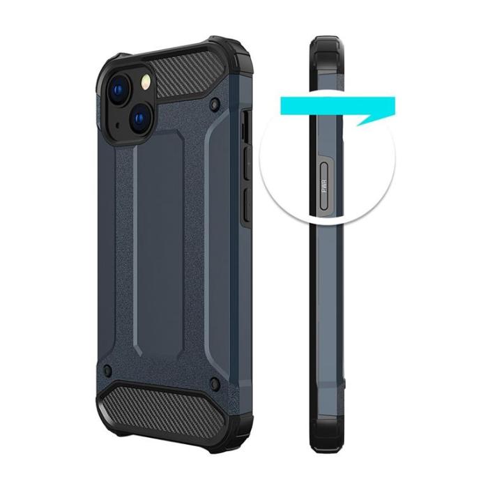 OEM - iPhone 14 Plus Skal Hybrid Armor - Blå