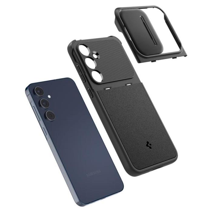 Spigen - Spigen Galaxy A55 5G Mobilskal Optik Armor - Svart