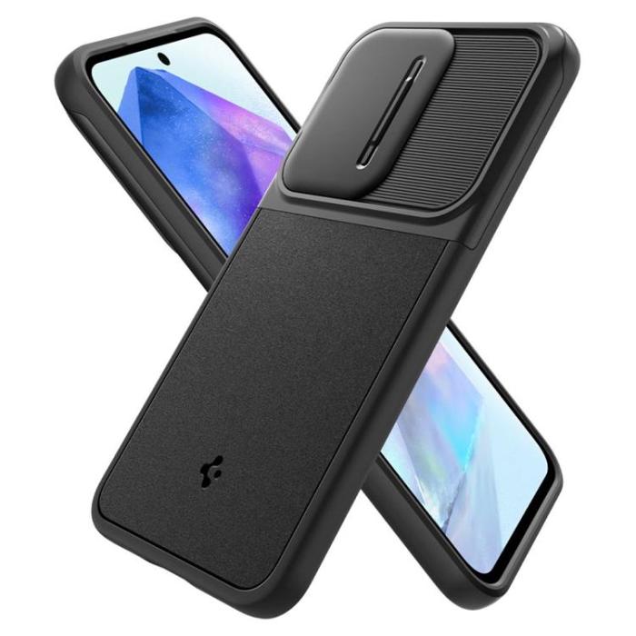 Spigen - Spigen Galaxy A55 5G Mobilskal Optik Armor - Svart