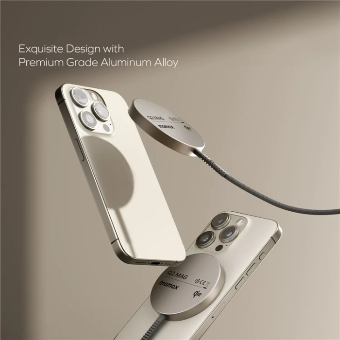 Momax - MOMAX Qi2 MagSafe Trådlös Laddare iPhone 15W