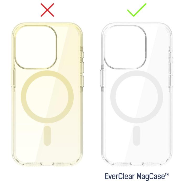 3MK - 3MK iPhone 15 Pro Mobilskal MagSafe EverClear - Genomskinlig