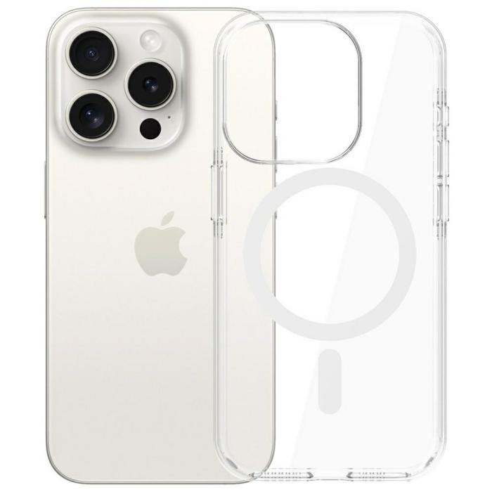 3MK - 3MK iPhone 15 Pro Mobilskal MagSafe EverClear - Genomskinlig