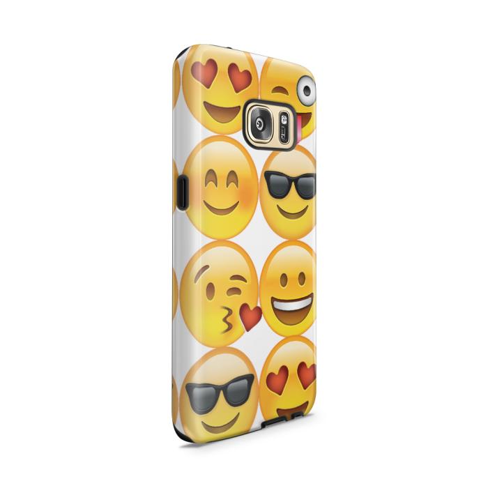UTGATT5 - Tough mobilskal till Samsung Galaxy S7 - Emoji - Smileys