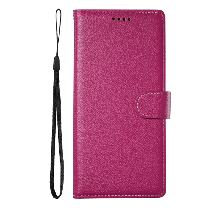 A-One Brand - Galaxy A17/A26 Plånboksfodral Litchi Läder Magnetic - Rosa