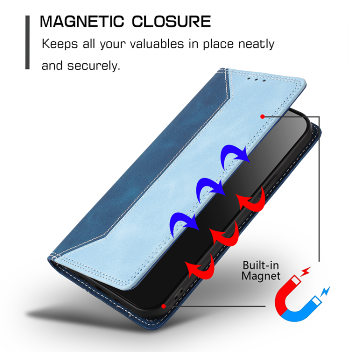 A-One Brand - OnePlus 15 Plånboksfodral Färg Splicing RFID