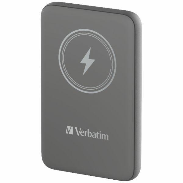 Verbatim Magnetisk Trådlös Powerbank 10000mAh 15W - Grå | 505295 | AlltMobil