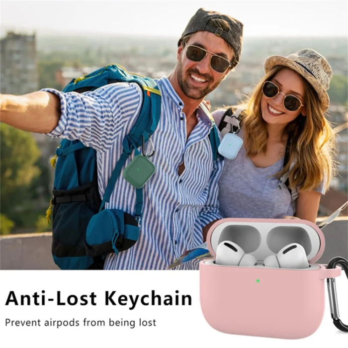 A-One Brand - Airpods Pro 3 Skal Silikon med Anti-förlorad Rem