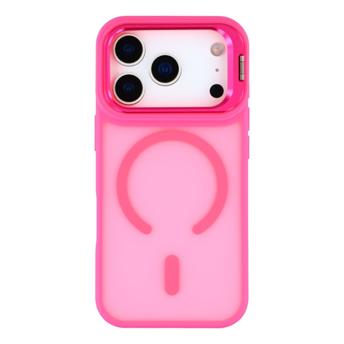 A-One Brand - iPhone 17 Pro Mobilskal MagSafe Lins Kickstand - Rosé