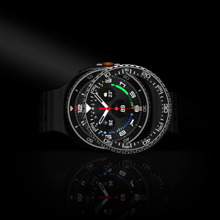 Spigen - Spigen Galaxy Watch 8 Classic (46mm) Skal Bezel Tune Pro - Svart