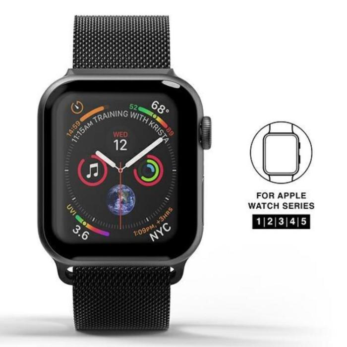 Superdry - Superdry Chainmail Band Apple Watch 38/40/41 mm - Svart