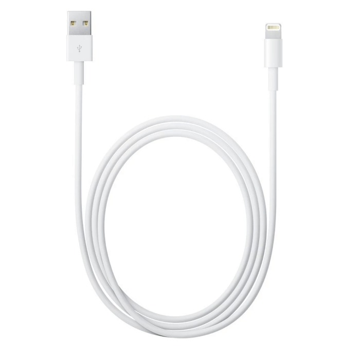 A-One Brand - USB-A till Lightning kabel - 1m - Vit