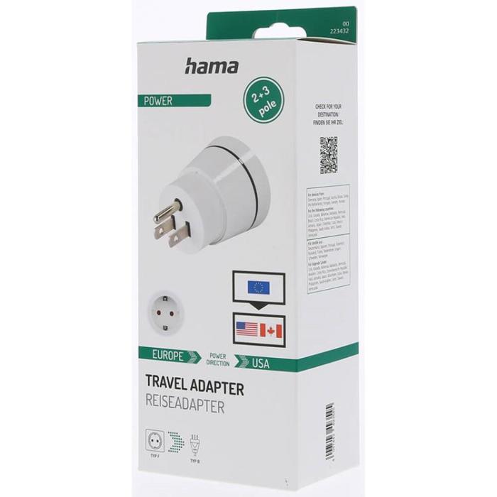 Hama - HAMA Reseadapter EU-US