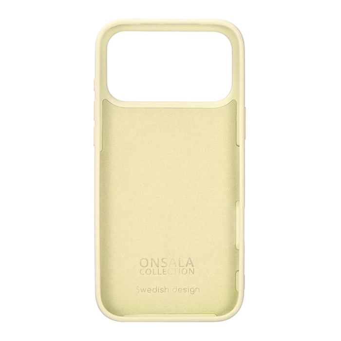 Onsala - ONSALA iPhone 17 Pro Max Mobilskal med Silikonkänsla - Citron