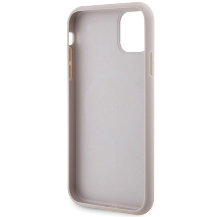 Guess - Guess iPhone 11/XR Mobilskal Magsafe Collection - Rosa