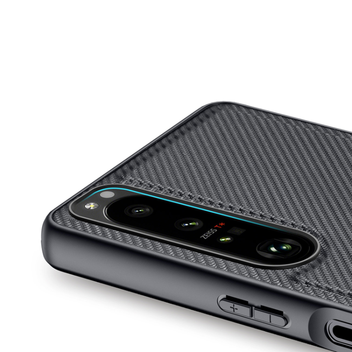 UTGATT5 - Dux Ducis Sony Xperia 1 IV Skal Fino Nylon - Svart