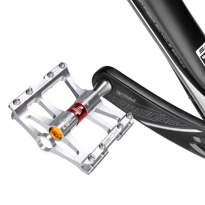 Rockbros - Rockbros Bearing Cykelpedalset JT410 - Silver