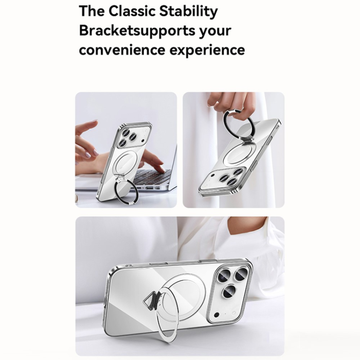 SULADA - SULADA iPhone 17 Pro Max Mobilskal MagSafe Electroplated Nature