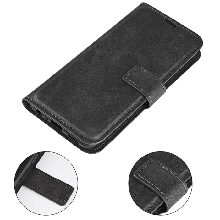 A-One Brand - Galaxy A54 5G Plånboksfodral Calf Flip Folio - Svart
