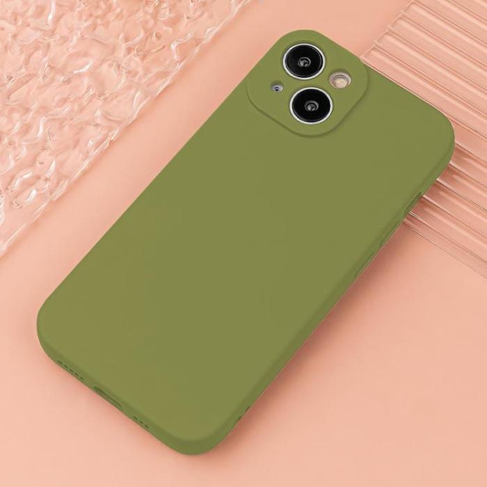 OEM - Galaxy S22 Mobilskal Silikon - Olivgrön