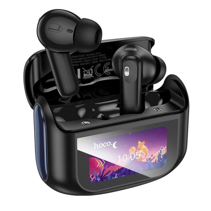 Hoco - Hoco TWS In-Ear Hörlurar Trådlösa ANC ENC med Pekskärm EQ21 - Svart