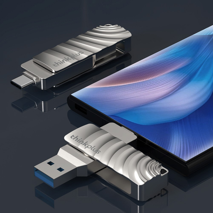 Lenovo - LENOVO Pendrive 64GB USB-C/USB-A 3.2 Dual THINKPLUS MU232