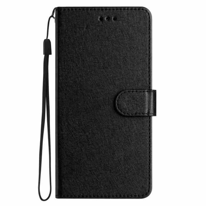 OEM - Samsung Galaxy A57 Plånboksfodral Konstläder Magnetisk Stängning - Svart