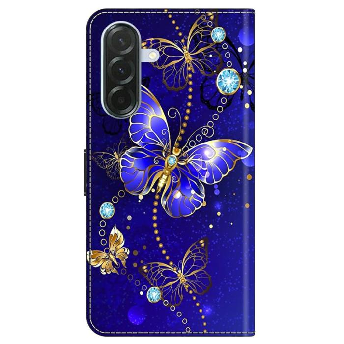 OEM - Samsung Galaxy A57 Plånboksfodral Konstläder - Diamond Butterfly