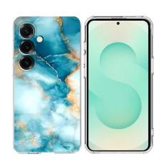 OEM - Mobilskal till Samsung Galaxy A57 Marmortryck Plast - Bl&aring;