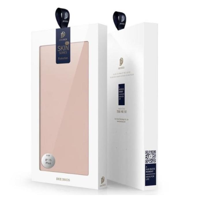 Dux Ducis - Dux Ducis iPhone 15 Plus Plånboksfodral Skin Pro - Rosa