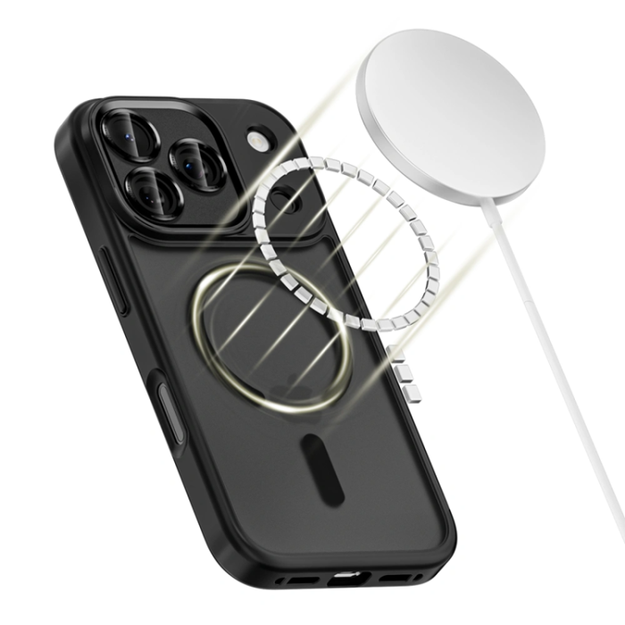 Tech-Protect - Tech-Protect iPhone 17 Pro Max Mobilskal Magsafe med kameraskydd - Svart