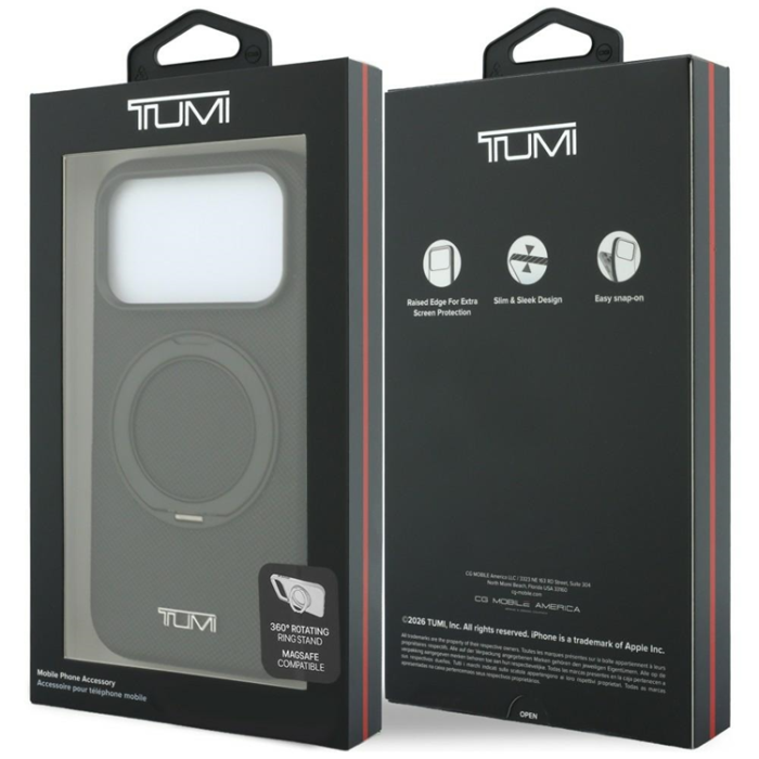 Tumi - TUMI Mobilskal För iPhone 18 Pro/17 Pro Magsafe Ringhållare Ballistic - Svart
