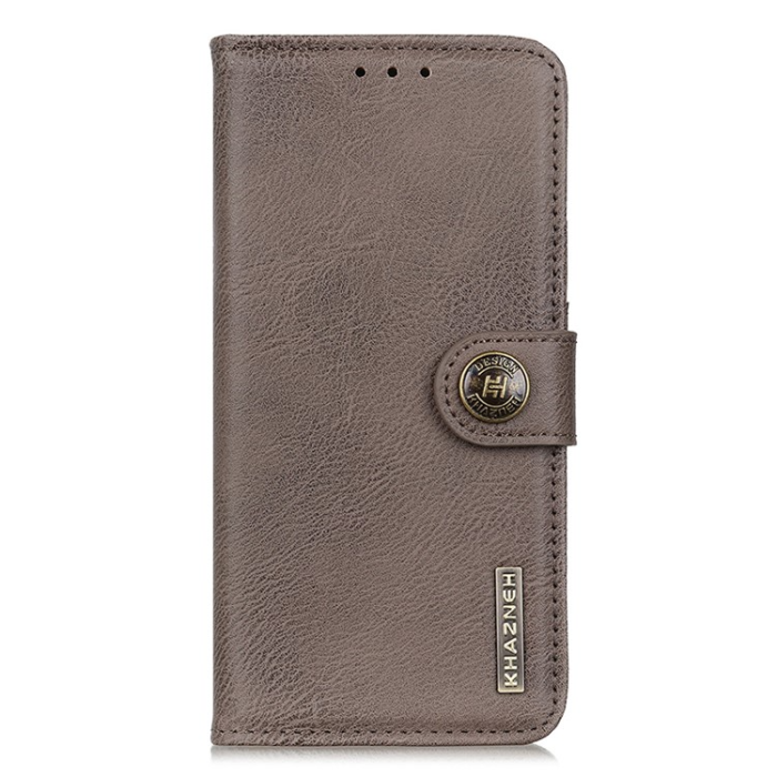 KHAZNEH - KHAZNEH Xiaomi Mi 11 Ultra Plånboksfodral Cowhide - Grå