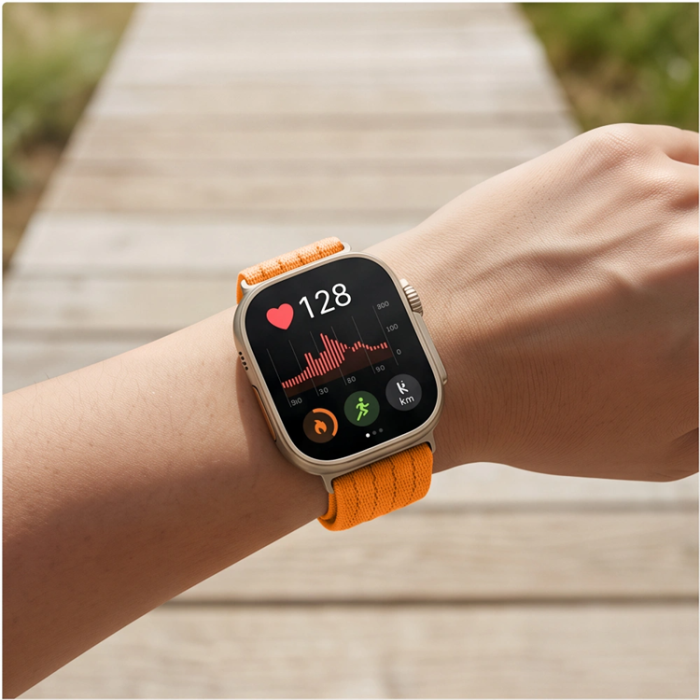 Tech-Protect - Tech-Protect Huawei Watch Fit 3/4/4 Pro/5/5 Pro Armband Nylon - Orange