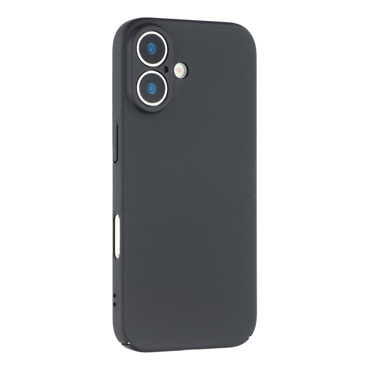 iPhone 17 Mobilskal Skin-Touch Rubberized Hard PC - Svart | 2353 | AlltMobil