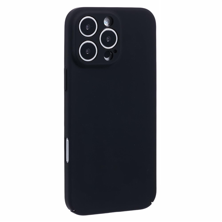 iPhone 16 Pro Max Mobilskal Skin-Touch Rubberized PC - Svart | 2353 | AlltMobil