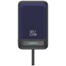 USAMS - USAMS Magnetisk Trådlös Powerbank 10000mAh CD219 XM- Svart