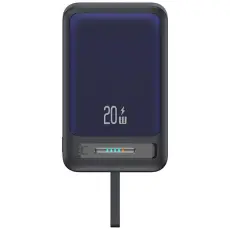 USAMS - USAMS Magnetisk Trådlös Powerbank 10000mAh CD219 XM- Svart