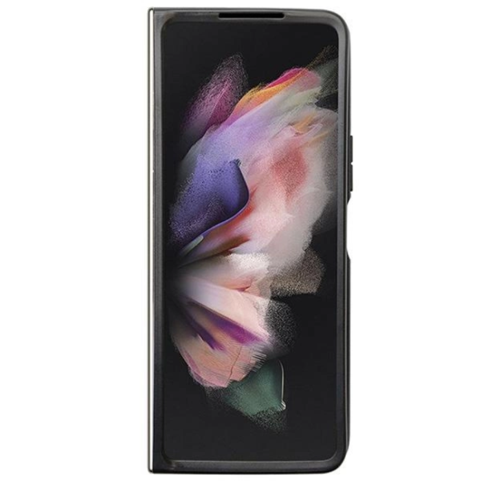 Guess - Guess Galaxy Z Fold 5 Mobilskal Läder Diamond Triangle