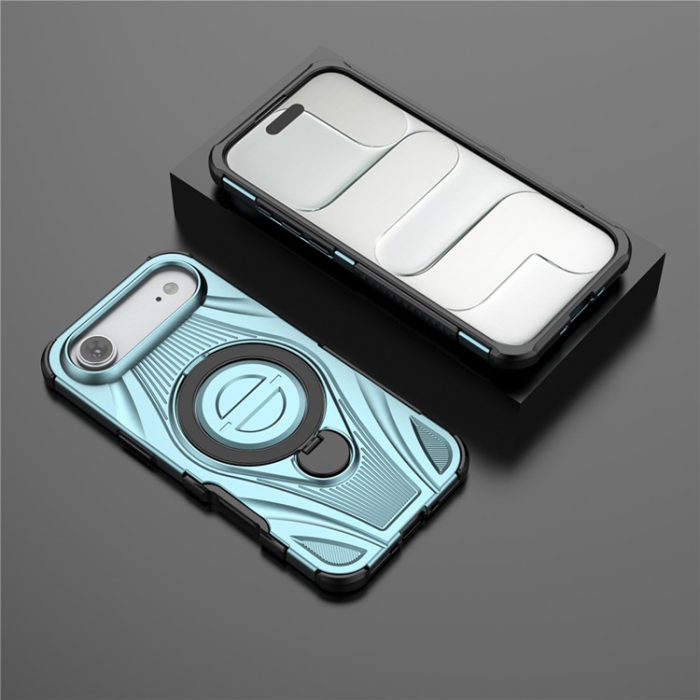 A-One Brand - iPhone Air Mobilskal MagSafe Magnetic Kickstand - Baby Blå