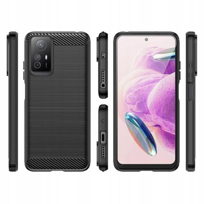 Tech-Protect - Tech-Protect Xiaomi Redmi Note 12S Mobilskal TPU Carbon