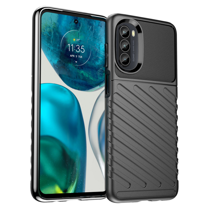 OEM - Motorola Moto G82 5G/Moto G52 Skal Thunder Silicone Armor - Svart