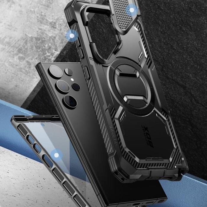 SupCase - SupCase Galaxy S24 Ultra Mobilskal Magsafe Armorbox - Svart