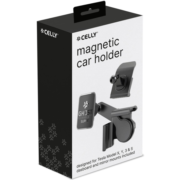 Celly - CELLY Mobilhållare Magnetisk För Tesla Model X,Y,3,S