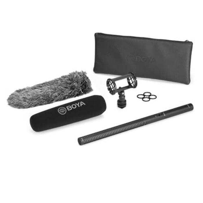 BOYA - BOYA Mikrofon Shotgun Medium BY-PVM3000M Kondensator XLR